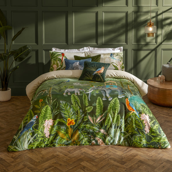 Odisha Super King Duvet Set Jungle