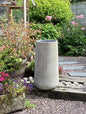 Outdoor Open Mouth Pot Grey