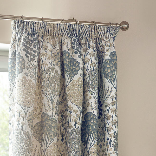 Ophelia 228x137 Pencil Pleat Curtains Wedgewood - view 3