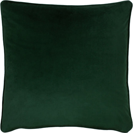 OPULENCE 55X55 FEATHER FILLED CUSHION BOTTLE GREEN