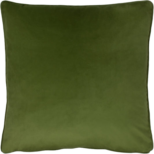 OPULENCE 55X55 FEATHER FILLED CUSHION OLIVE