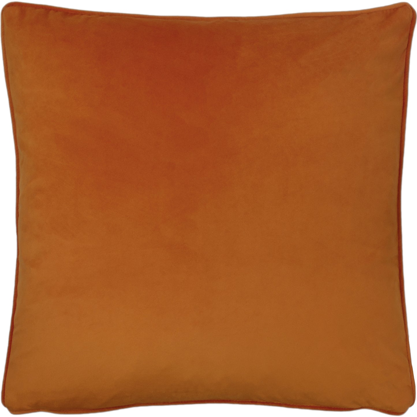 OPULENCE 55X55 FEATHER FILLED CUSHION TANGERINE