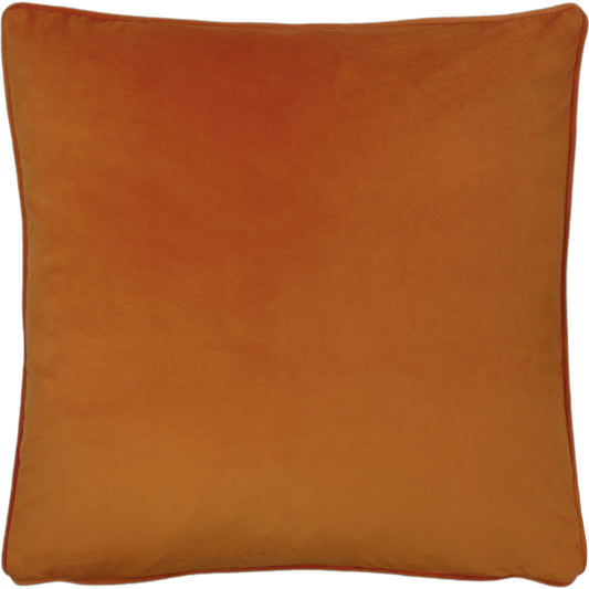 OPULENCE 55X55 FEATHER FILLED CUSHION TANGERINE