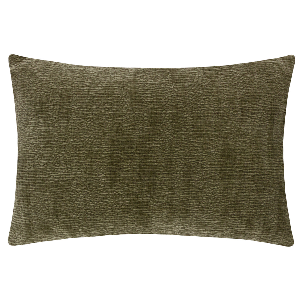 Osaka 40x60 Feather Filled Cushion Khaki