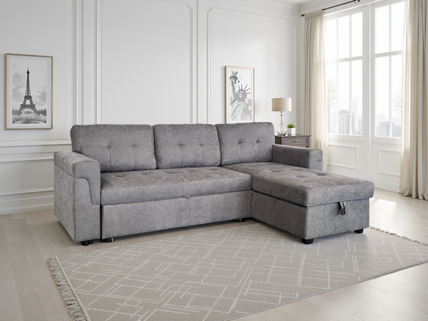 Omniya Sofabed Grey Universal Corner - Xshowhome