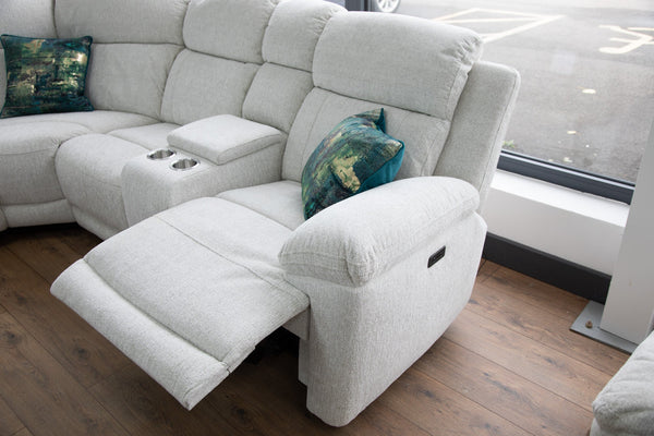 Owen Electric Recliner Sofa Beige Large Corner - Xshowhome