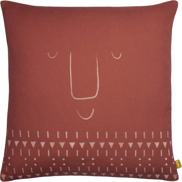 Pacha 43x43 Feather Filled Cushion Terracotta - view 2
