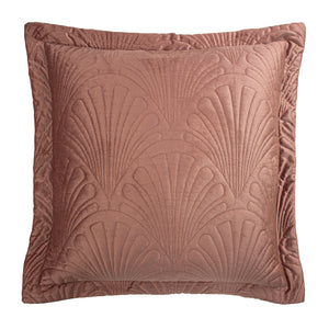 Palmeria 60x60 Quilt Feather Filled Cushion Blush - view 2