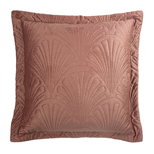 PALMERIA 60X60 QUILT FEATHER FILLED CUSHION BLUSH