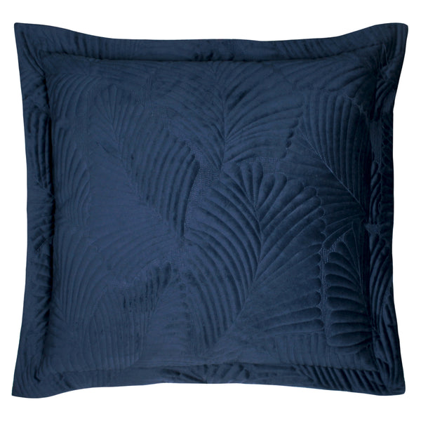 Palmeria 60x60 Quilt Feather Filled Cushion Navy - view 2