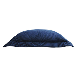 Palmeria 60x60 Quilt Feather Filled Cushion Navy - view 4
