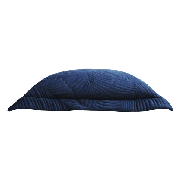 Palmeria 60x60 Quilt Feather Filled Cushion Navy - view 4
