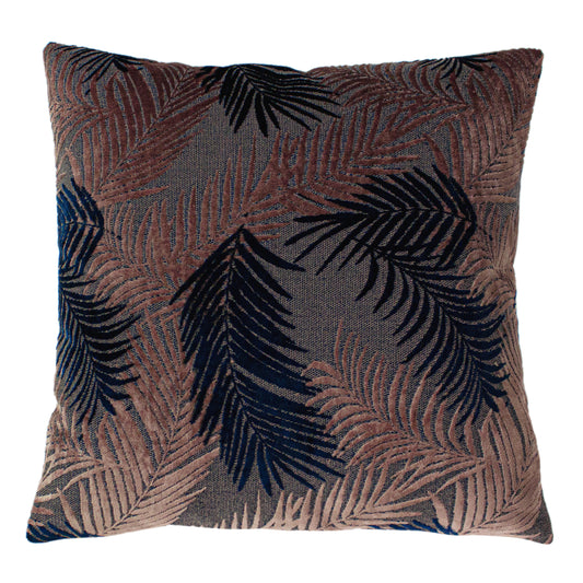 PALM GROVE 50X50 FEATHER FILLED CUSHION BLSH/NVY