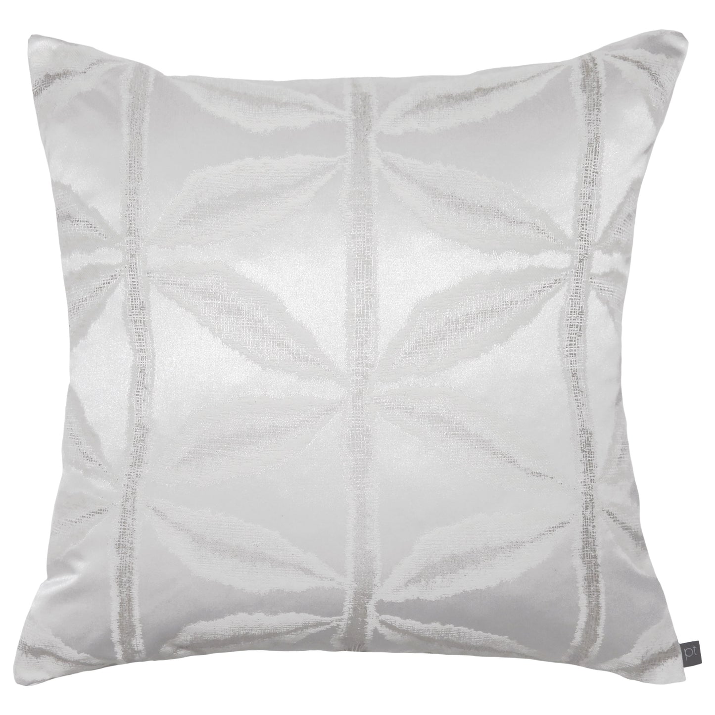 PALM 55X55 FEATHER FILLED CUSHION OPAL