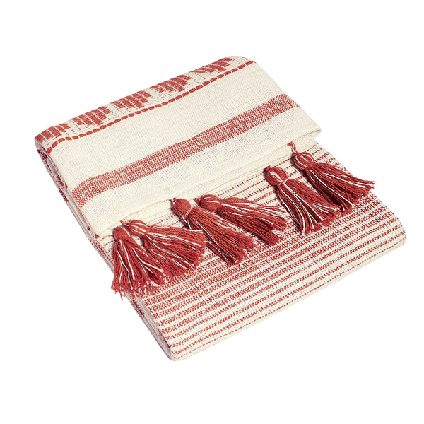 Pangea 125x150 Throw Terracotta