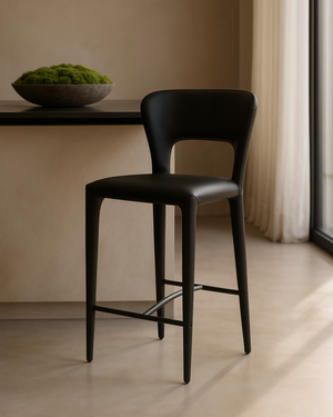 Pari I Bar Stool - Mustang Black - Tommy Franks