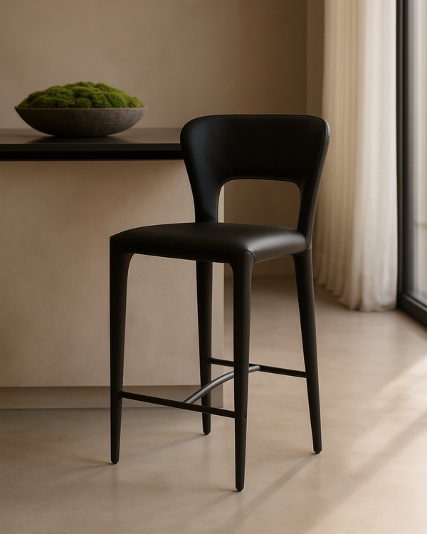 Pari I Bar Stool - Mustang Black - Tommy Franks