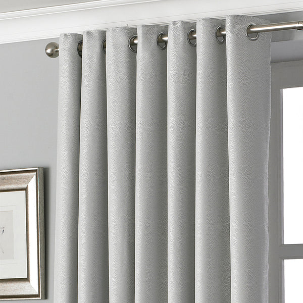 Pendleton 168x137 Ring Top Curtains Silver - view 3