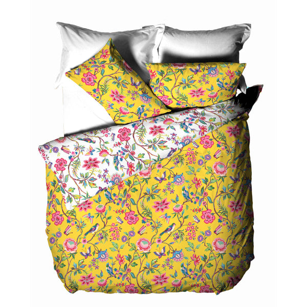 Pomelo Super King Size Duvet Set Yellow - Riva
