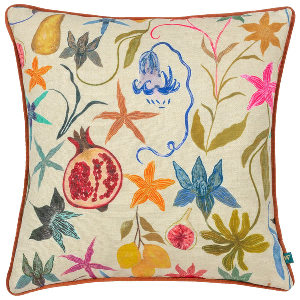 Pomona Floral 43x43 Feather Filled Cushion Multi