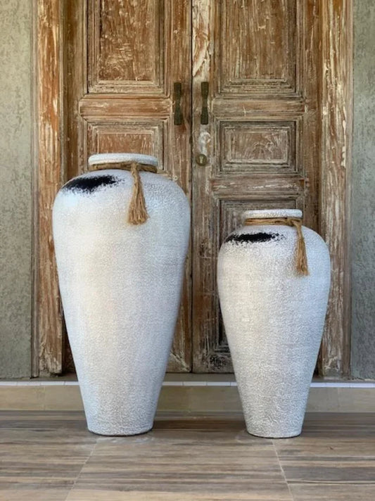 Slim Rustic Lip Pot (set of 2)