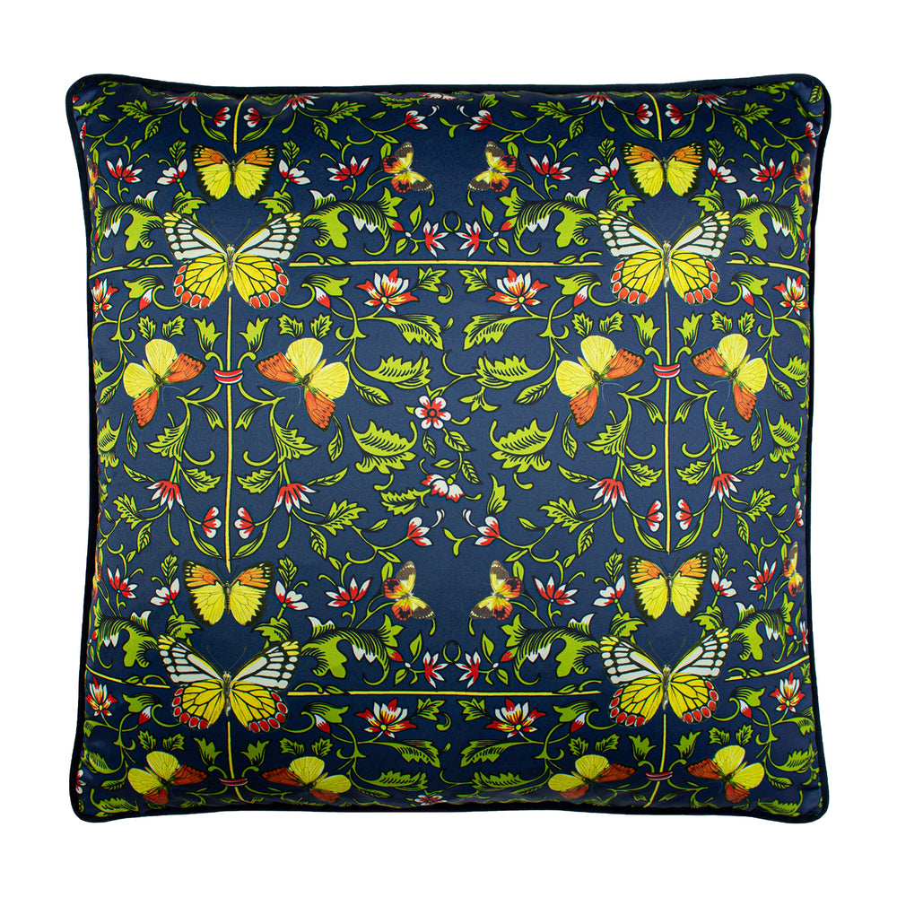 Potage 50x50 Feather Filled Cushion Navy - Canwell Interiors Limited - Riva