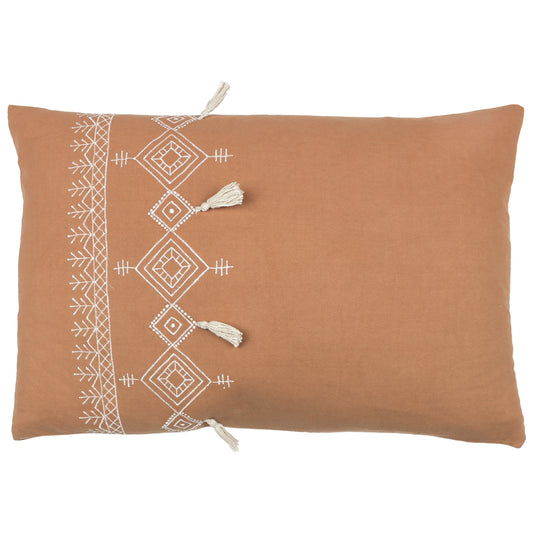 PRITTA 40X60 FEATHER FILLED CUSHION CINNAMON