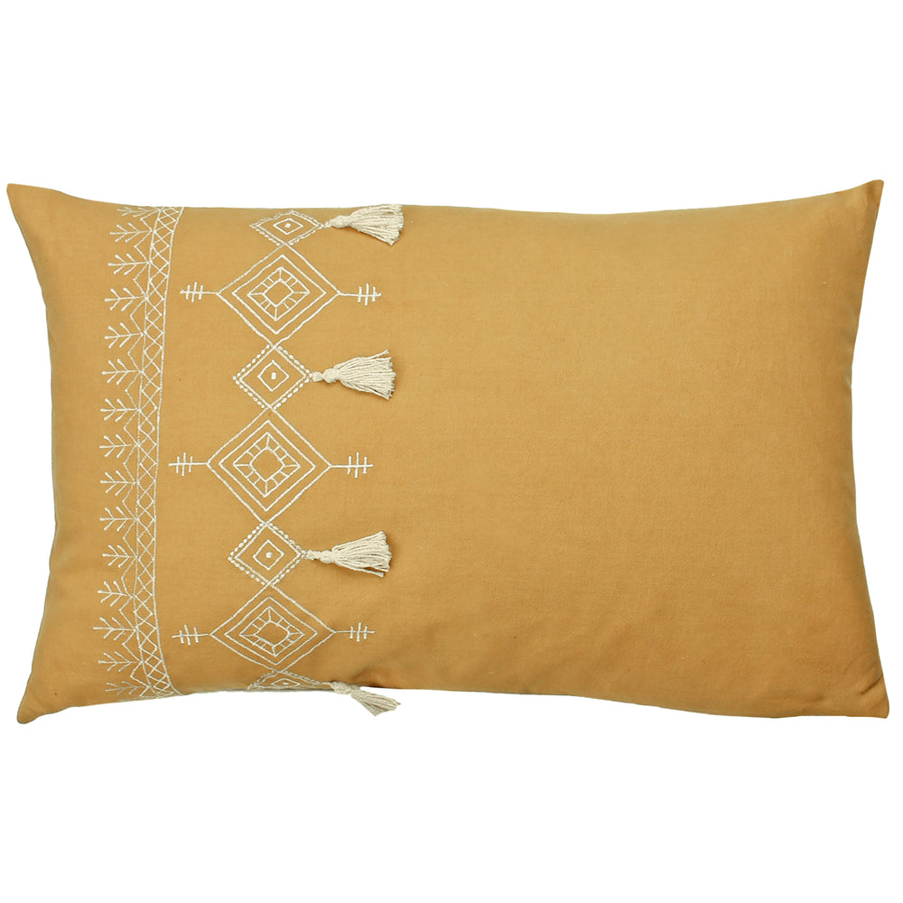 Pritta 40x60 Feather Filled Cushion Mustard