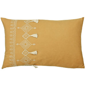Pritta 40x60 Feather Filled Cushion Mustard - view 2