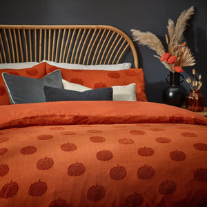 Pumpkin Tufted Single Duvet Set Spice - Riva