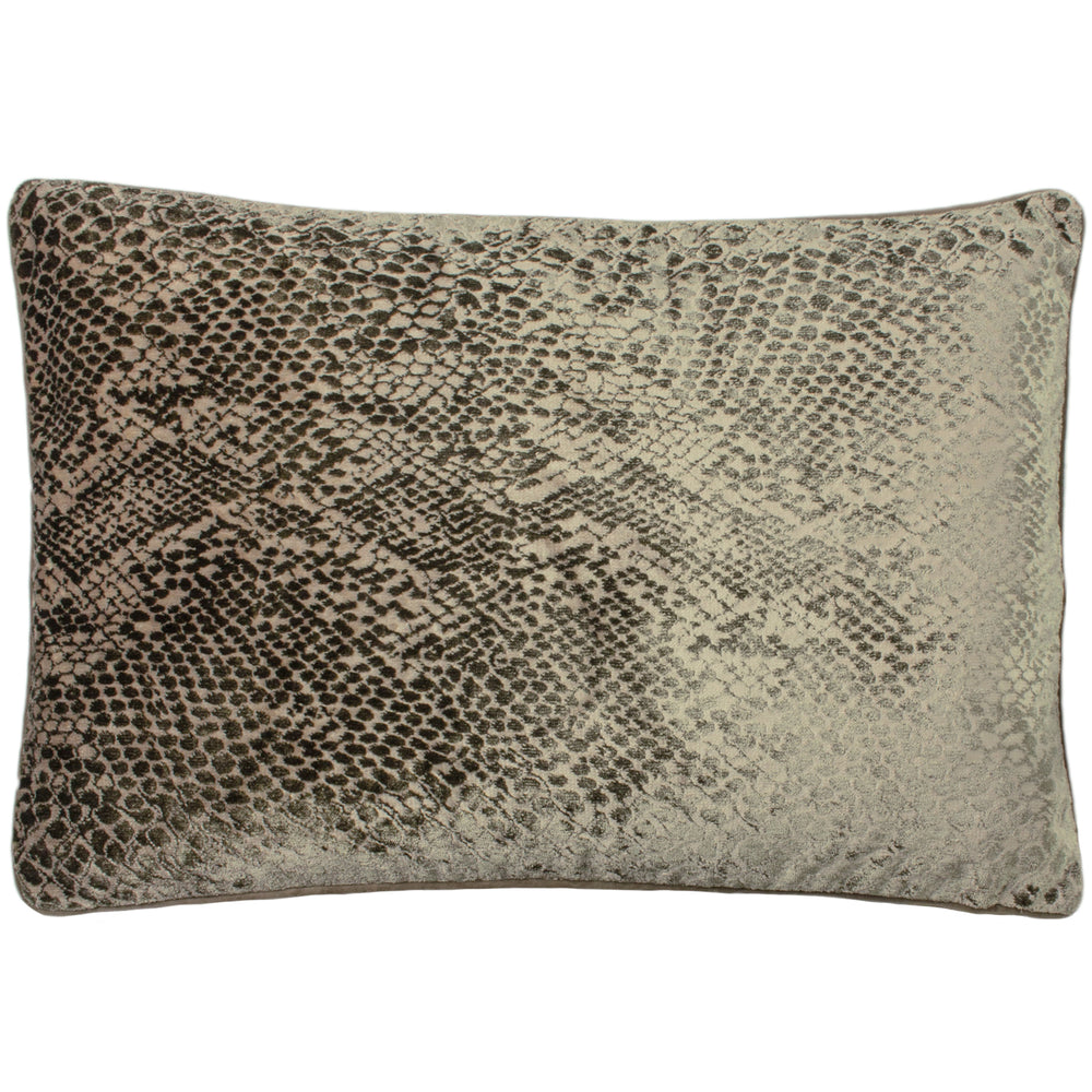Python 40x60 Feather Filled Cushion Champagne