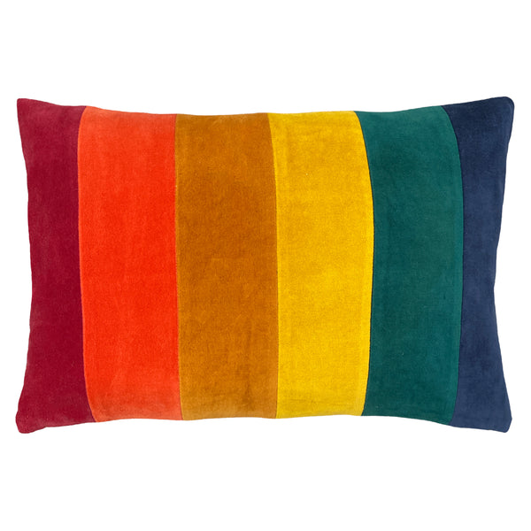 Rainbow 30x50 Feather Filled Cushion Multi Jewel - view 2