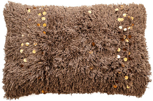 Fibre Filled – Textured Moroccon Sequin Mink 30x50