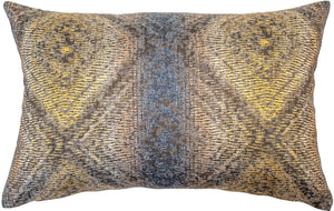 Blue Abstract Sleek Cushion 35x55