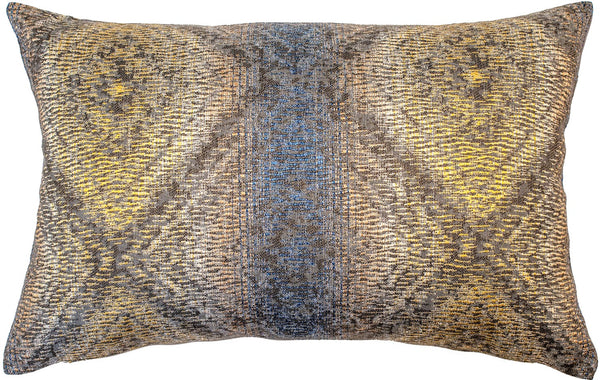 Blue Abstract Sleek Cushion 35x55