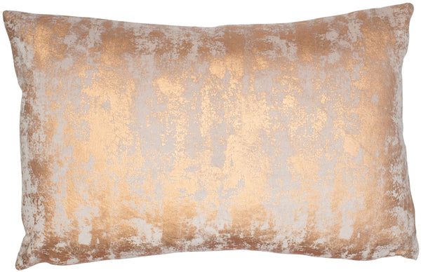 Copper Foil on Pale Silver Velvet 35x55