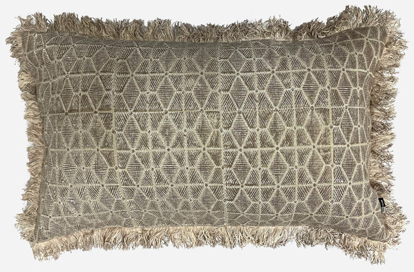 Geo Block Print Green 30x50