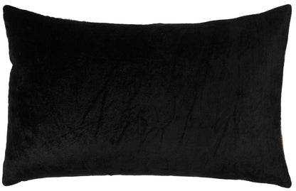 ZARI GOLD EMBROIDERY ON BLACK VELVET 30 X 50