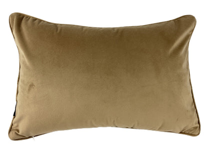 WAVE PRINT ON BOUCLE TAUPE  30 X 45