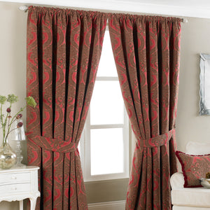 Renaissance 168x183 Pencil Pleat Curtains Brg