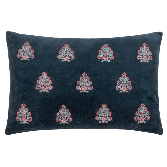 RENNES 40X60 FEATHER FILLED CUSHION NAVY