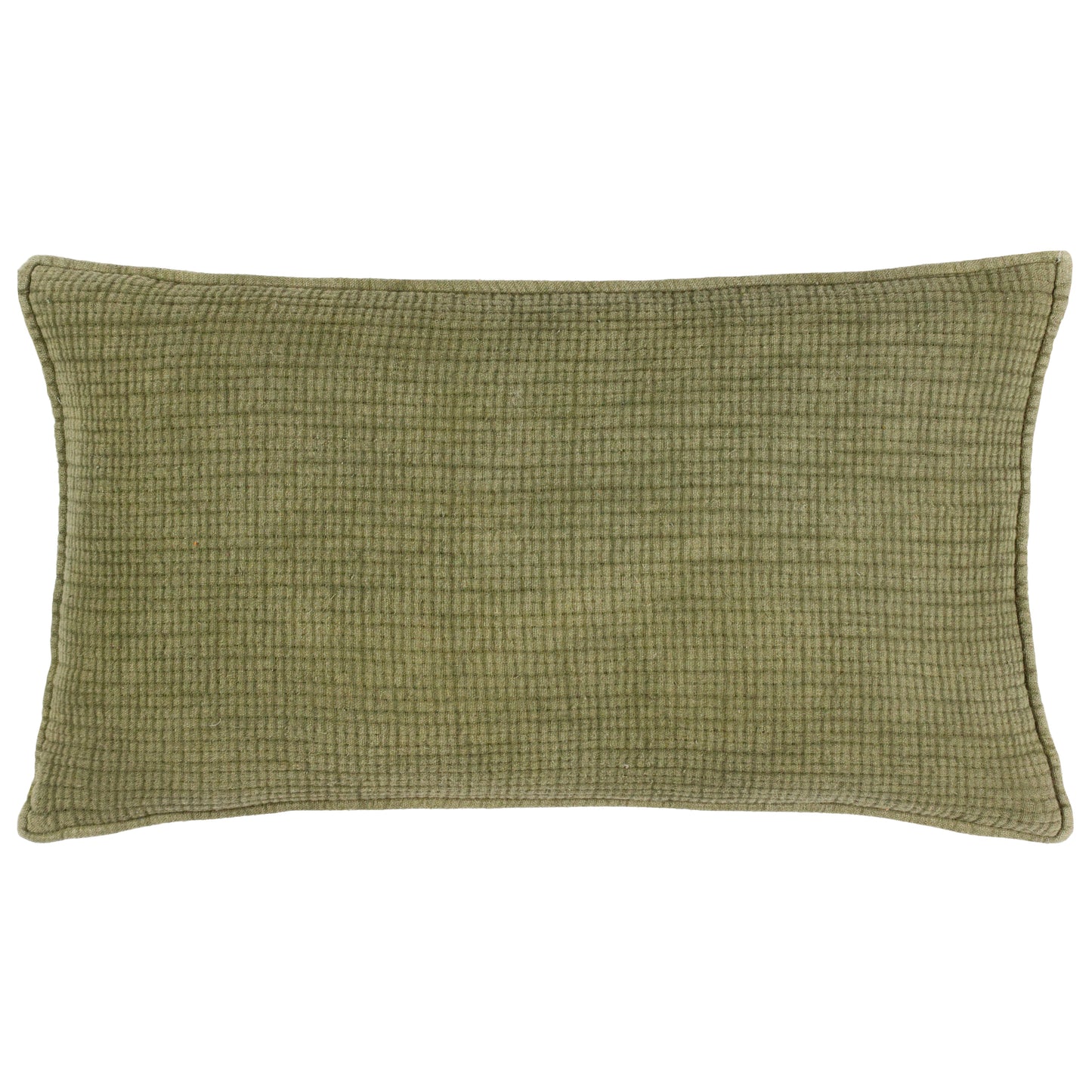 RIBBLE 40X60 FEATHER FILLED CUSHION KHAKI