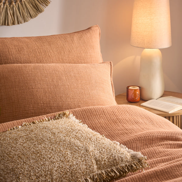 Ribble Super King Duvet Set Pecan - Riva