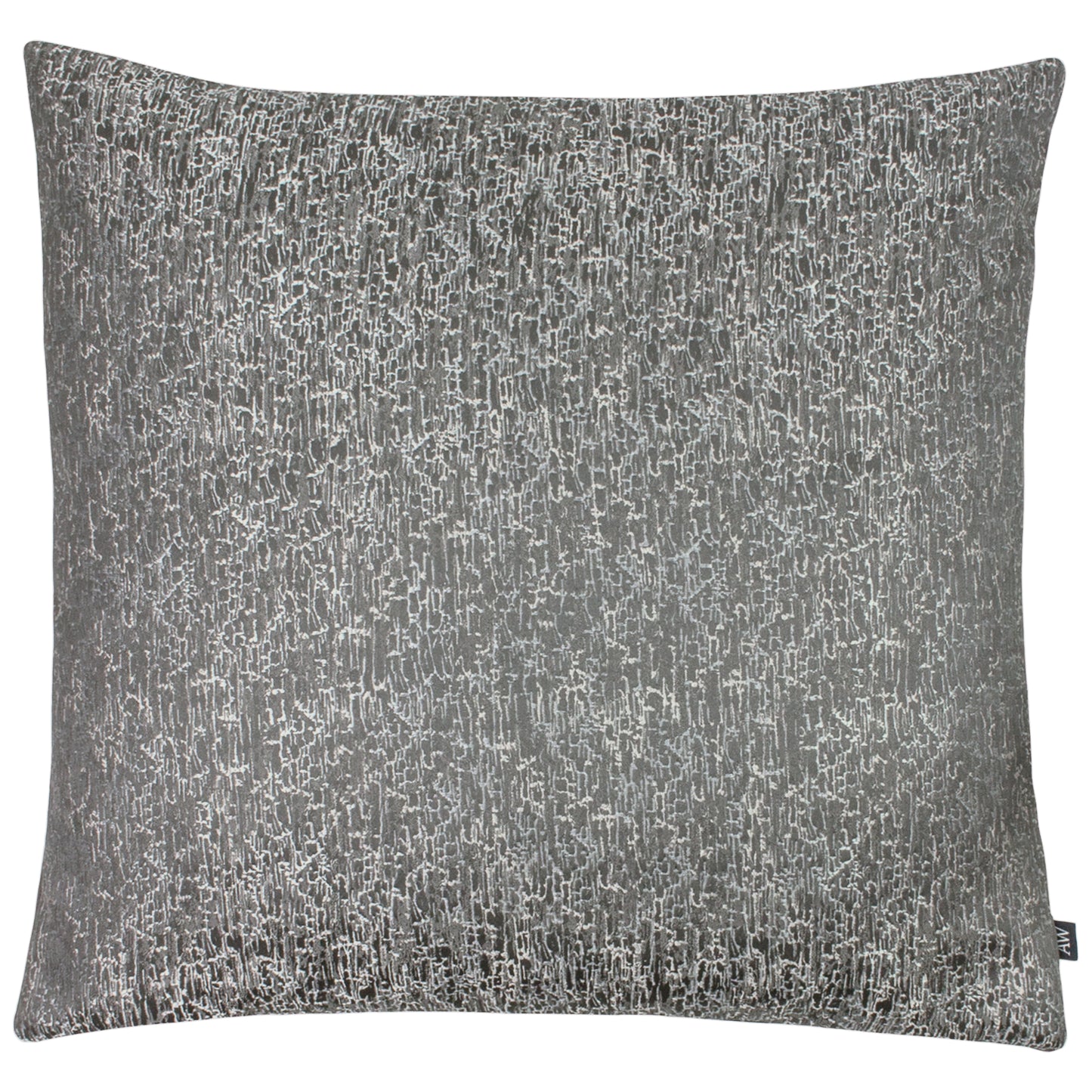 RION 50X50 FEATHER FILLED CUSHION SLATE/STEEL