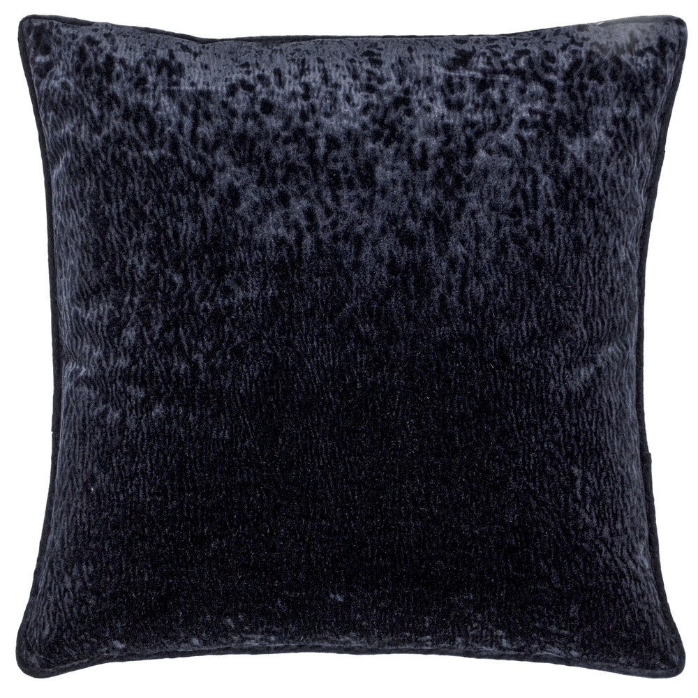 Ripple 50x50 Feather Filled Cushion Black