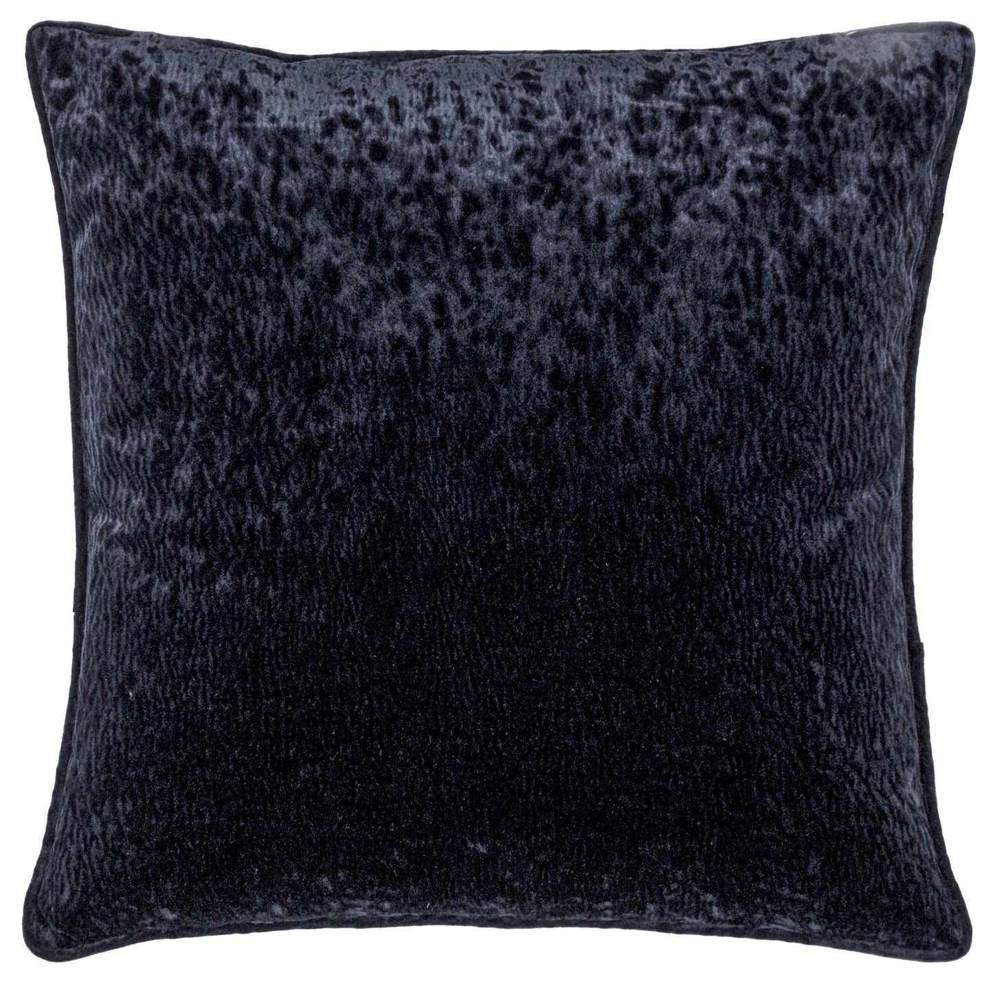 RIPPLE 50X50 FEATHER FILLED CUSHION BLACK