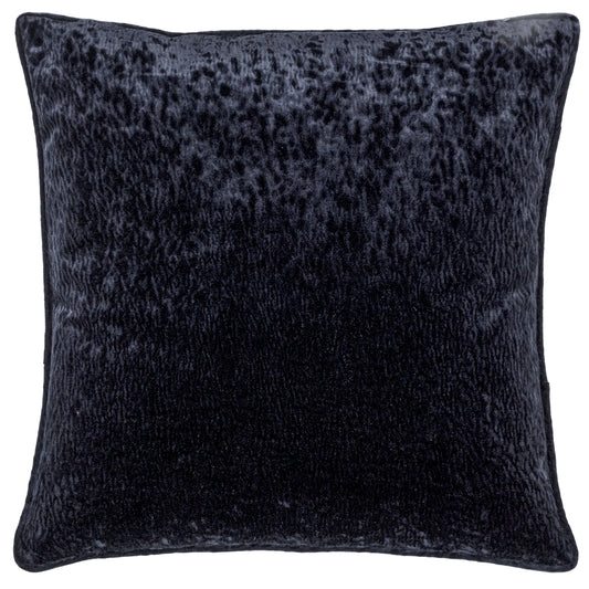 RIPPLE 50X50 FEATHER FILLED CUSHION BLACK