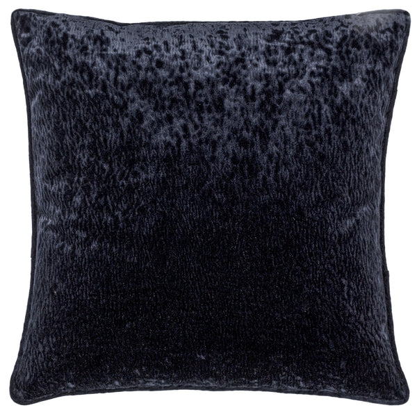 Ripple 50x50 Feather Filled Cushion Black - view 2