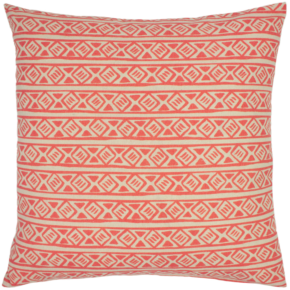 Rofeather Filled Cushiono 45x45 Feather Filled Cushion Coral