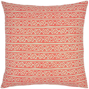 Rofeather Filled Cushiono 45x45 Feather Filled Cushion Coral - view 2